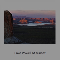  Lake Powell at sunset